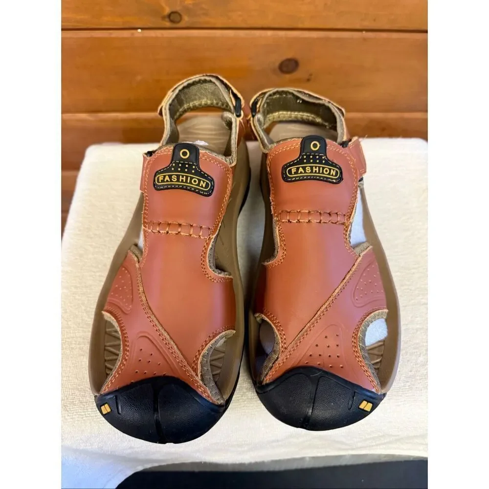 Fashion Men’s Closed toe Sandals Sz 44(11) NWOT